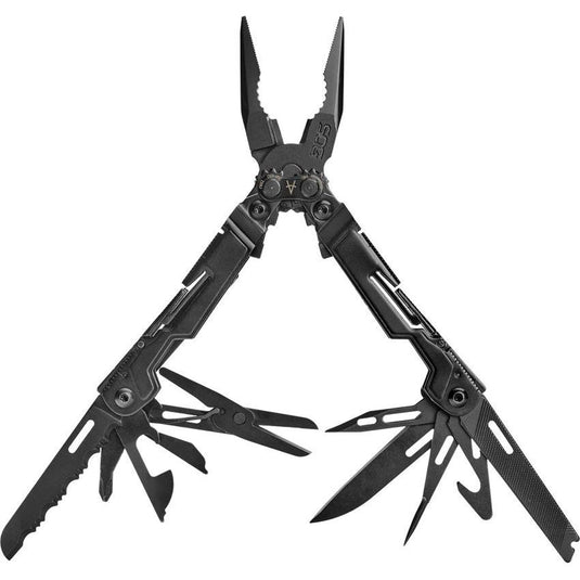 SOG PowerPint Mini Multi-Tool, 18 Tools & SOG Multitool Pliers Pocket Knife, Black | FWGC