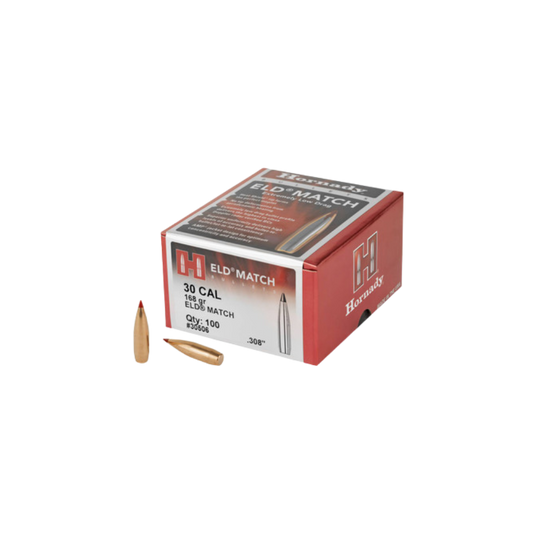 Hornady 30Cal 168GR ELD Match .308