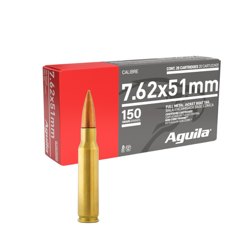 Aguila 7.62X51mm 150gr. FMJBT 20rds | FWGC