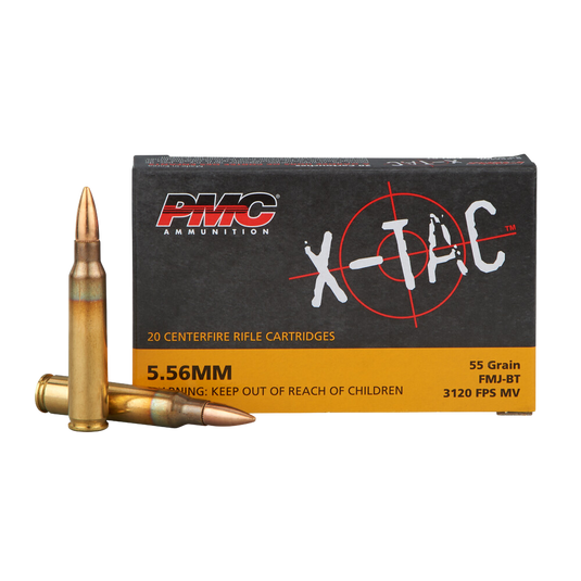 PMC 5.56x45 Nato 55GR FMJ-BT