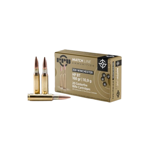PPU .308 Match 168GR HP BT - FWGC