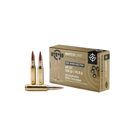 PPU .308 Match 168GR HP BT - FWGC
