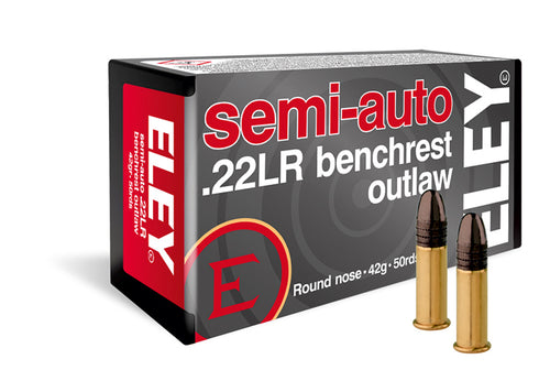 Eley .22 LR 40GR 50RDS Semi-Auto Benchrest Outlaw | FWGC