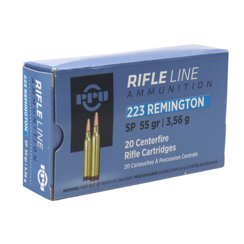 PPU .223 Rem 55GR SP 20RD - FWGC