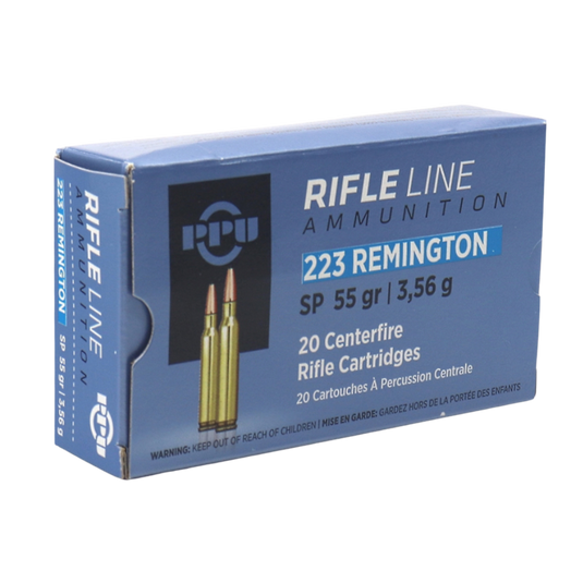 PPU .223 Rem 55GR SP 20RD - FWGC