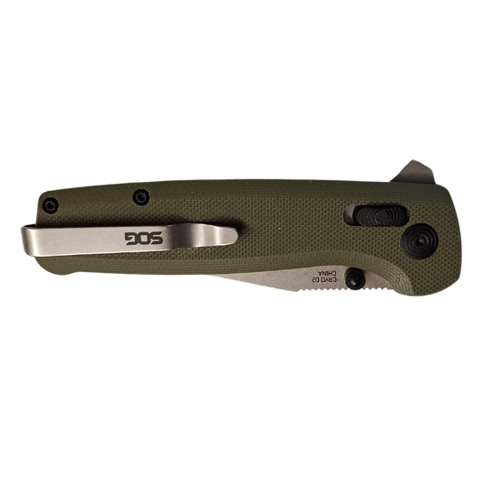 SOG TM1022-BX Terminus XR Folding Knife | Colour: Olive Drab | FWGC