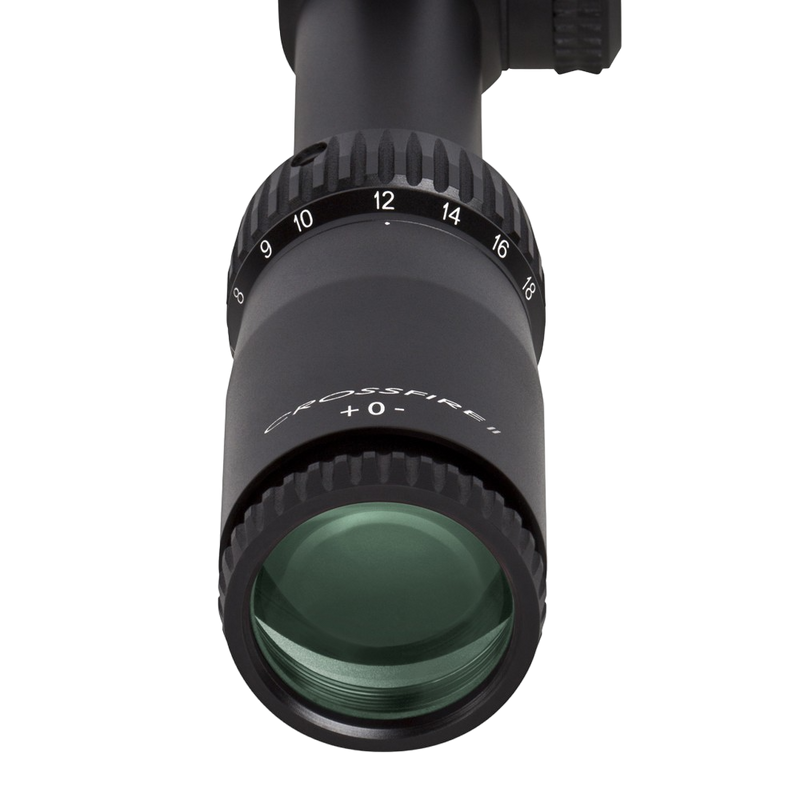 Load image into Gallery viewer, VORTEX CROSSFIRE II 6-18X44 AO RIFLESCOPE (1-INCH) BDC | CLOSEUP VIEW | FISHING WORLD GC CANADA
