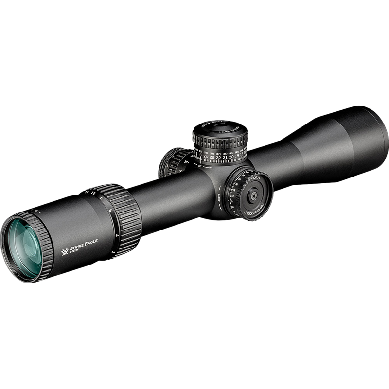 Load image into Gallery viewer, VORTEX STRIKE EAGLE 3-18X44 FFP EBR-7C MOA | BACK SIDE RIGHT ANGLE VIEW | FISHING WORLD GC CANADA
