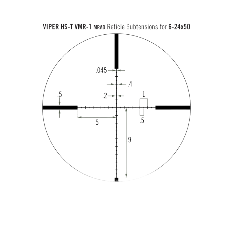 Load image into Gallery viewer, VORTEX VIPER HS-T 6-24X50 SFP RIFLESCOPE VMR-1 MRAD | SCOPE VIEW | FISHING WORLD GC CANADA
