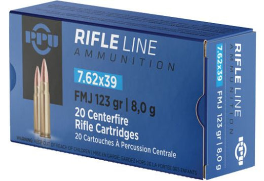 PPU 7.62x39 123GR FMJ | FWGC