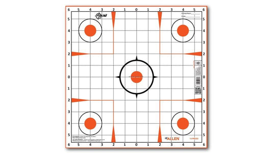 Allen EZ Aim Paper Shooting Targets, 12