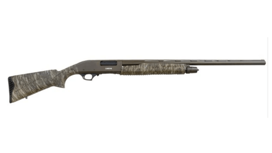 Canuck Hunter Pump Action 12GA, Bronze/Bottomlands Camo