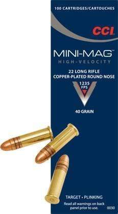 CCI 22 Mini Mag 40gr 100 pack