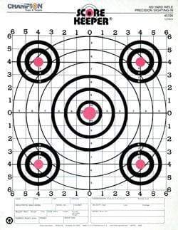 Champion Score Keeper 100 yard Rifle target 12 pk | FWGC