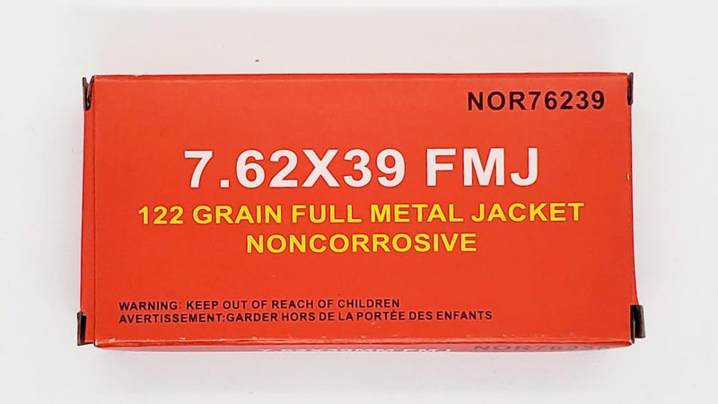 Load image into Gallery viewer, NORINCO 7.62x39 FMJ 122gr NON-CORROSIVE - 20 ROUNDS | FWGC CANADA
