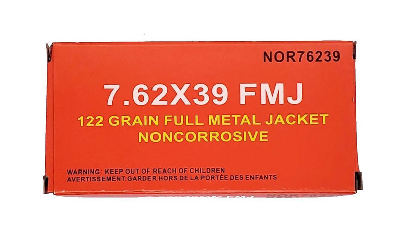 Load image into Gallery viewer, NORINCO 7.62x39 FMJ 122gr NON-CORROSIVE - 20 ROUNDS | FWGC CANADA
