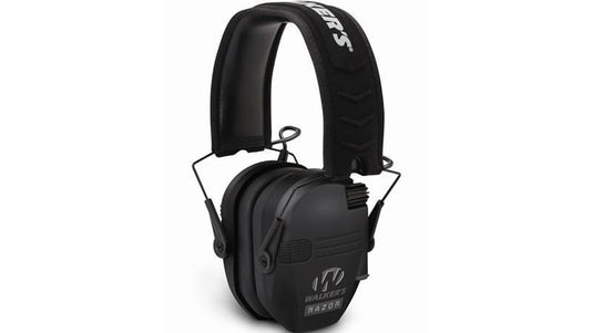 Walkers Razor Slim Electronic Muff 23NRR , Black | FWGC
